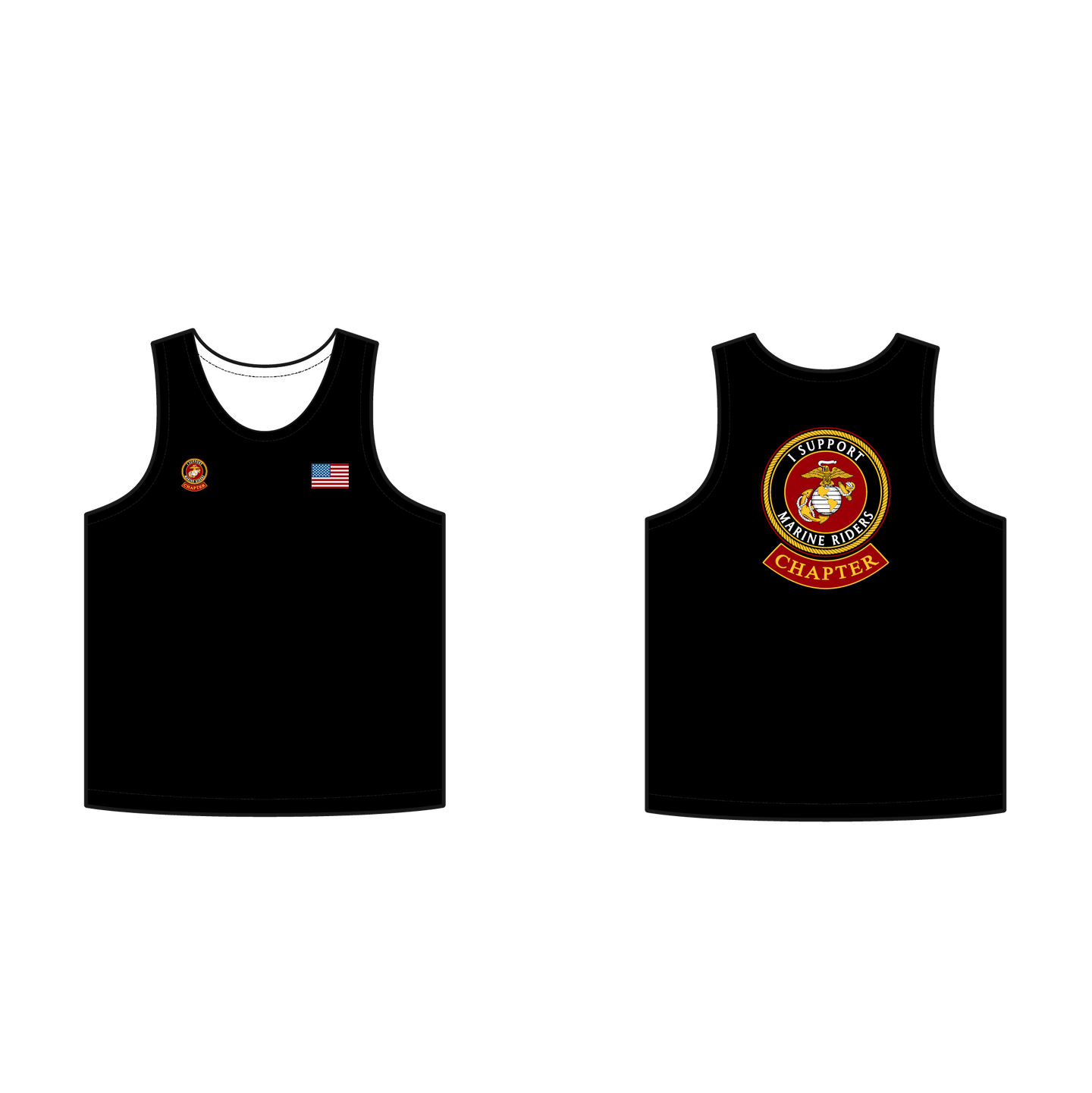 Adult Marine Riders Supporters Tank
