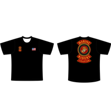 Load image into Gallery viewer, Adult Marine Riders Blackout Crew Neck T-Shirt