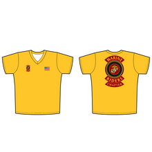 Load image into Gallery viewer, Adult Marine Riders Blackout V-neck T-Shirt