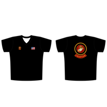 Load image into Gallery viewer, Adult Marine Riders Supporters Blackout V-neck T-Shirt