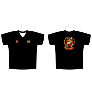Adult Marine Riders Supporters V-neck T-Shirt
