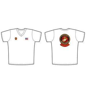 Adult Marine Riders Supporters V-neck T-Shirt