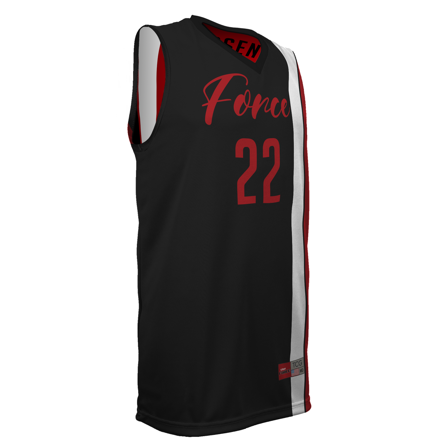 Men's Utah Force Reversible Basketball Jersey