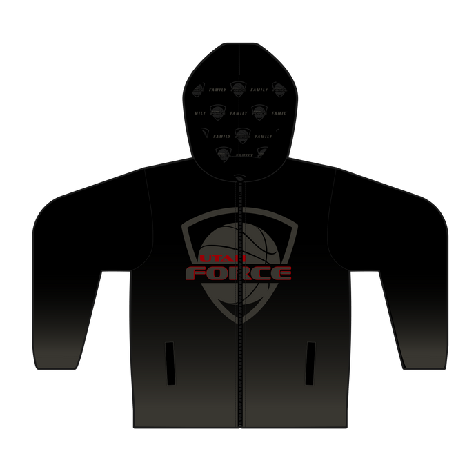 Youth Utah Force Full-Zip Performance Fleece Jacket with Custom Printed Liner