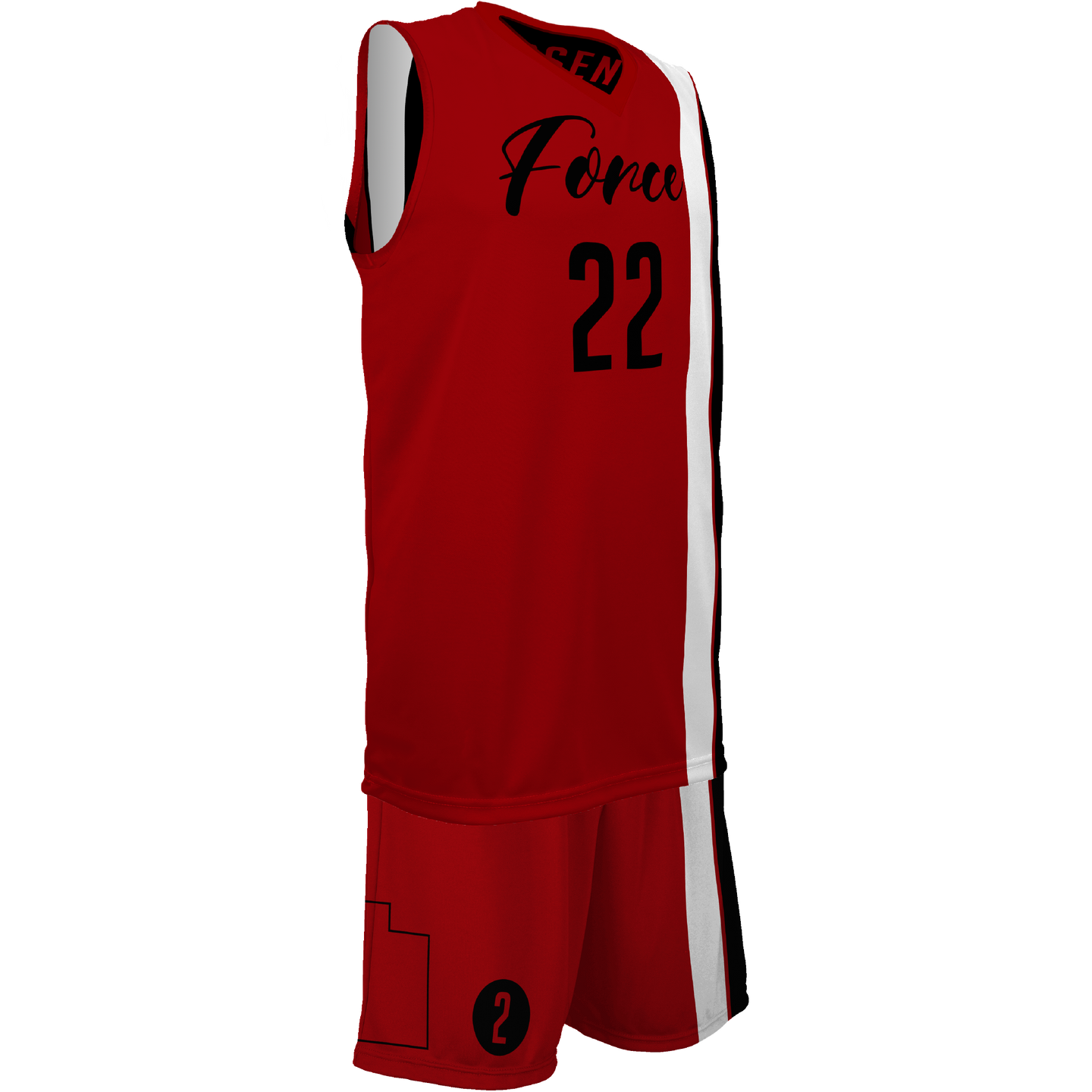Youth Utah Force Reversible Game Uniform