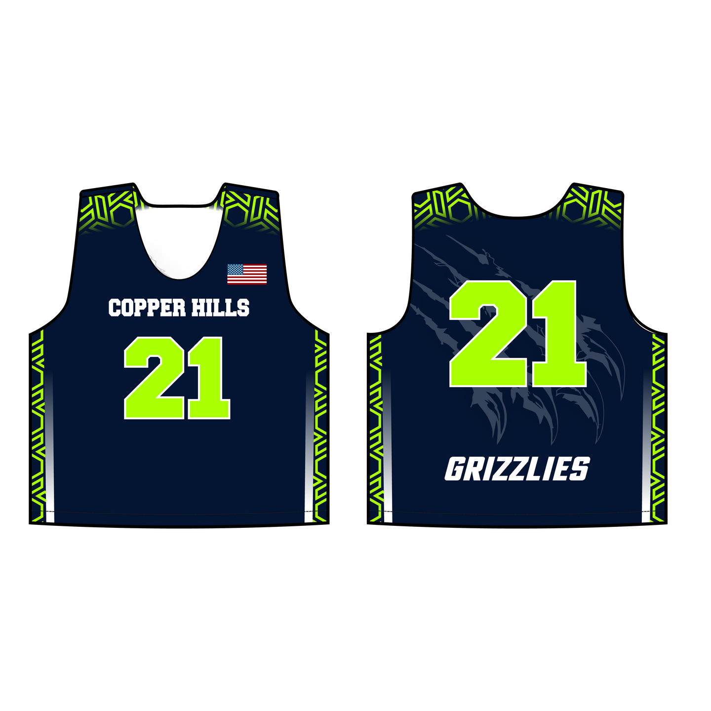 Men's Copper Hills LAX Reversible Practice Pinnie