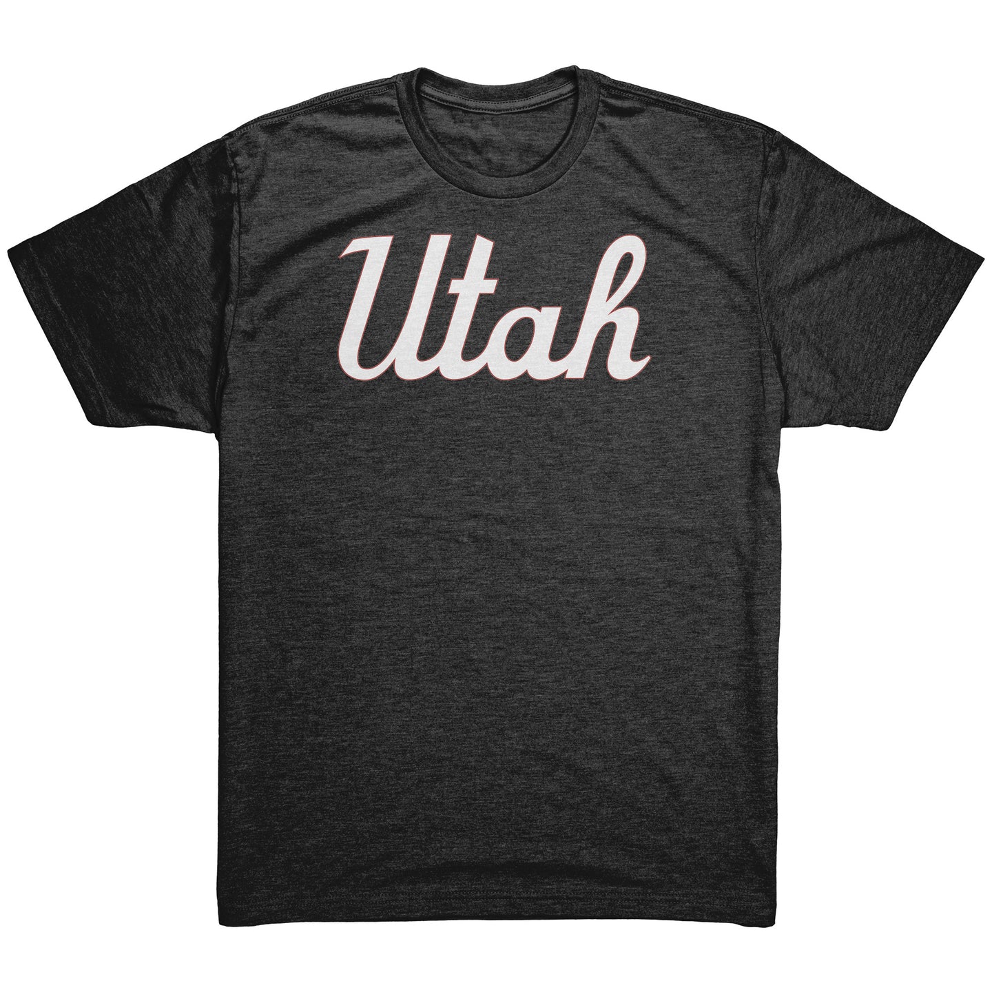 Men's Team Utah Vintage Black Triblend T-Shirt