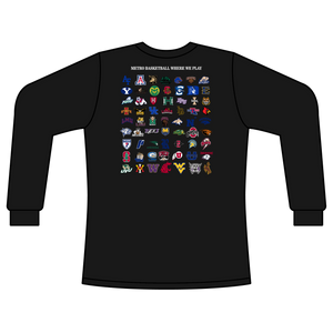 Women's Black Salt Lake Metro Long Sleeve College Alumni Performance Shirt