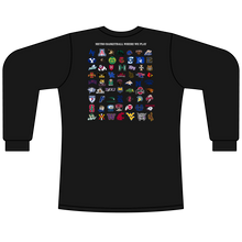 Load image into Gallery viewer, Men&#39;s Black Salt Lake Metro Long Sleeve College Alumni Performance Shirt