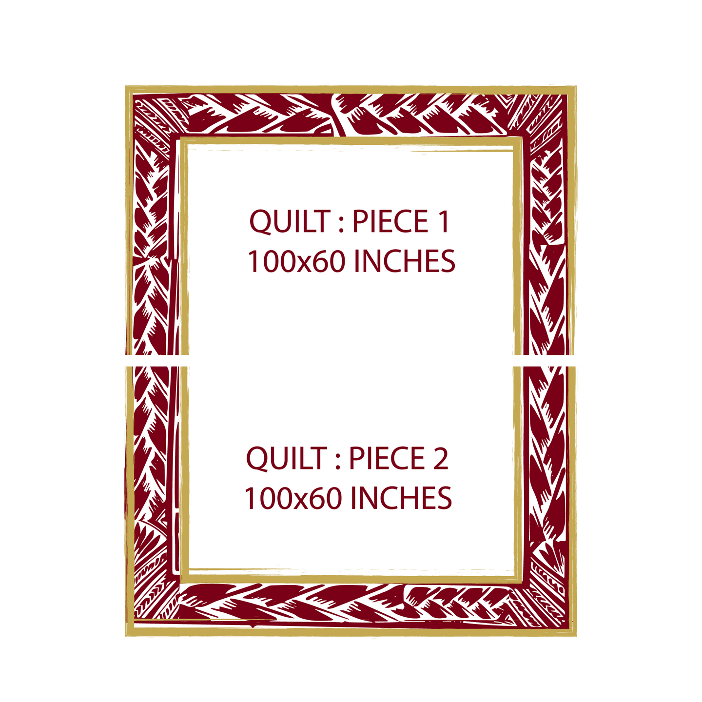 S.M. Custom Quilt - 2 Pieces