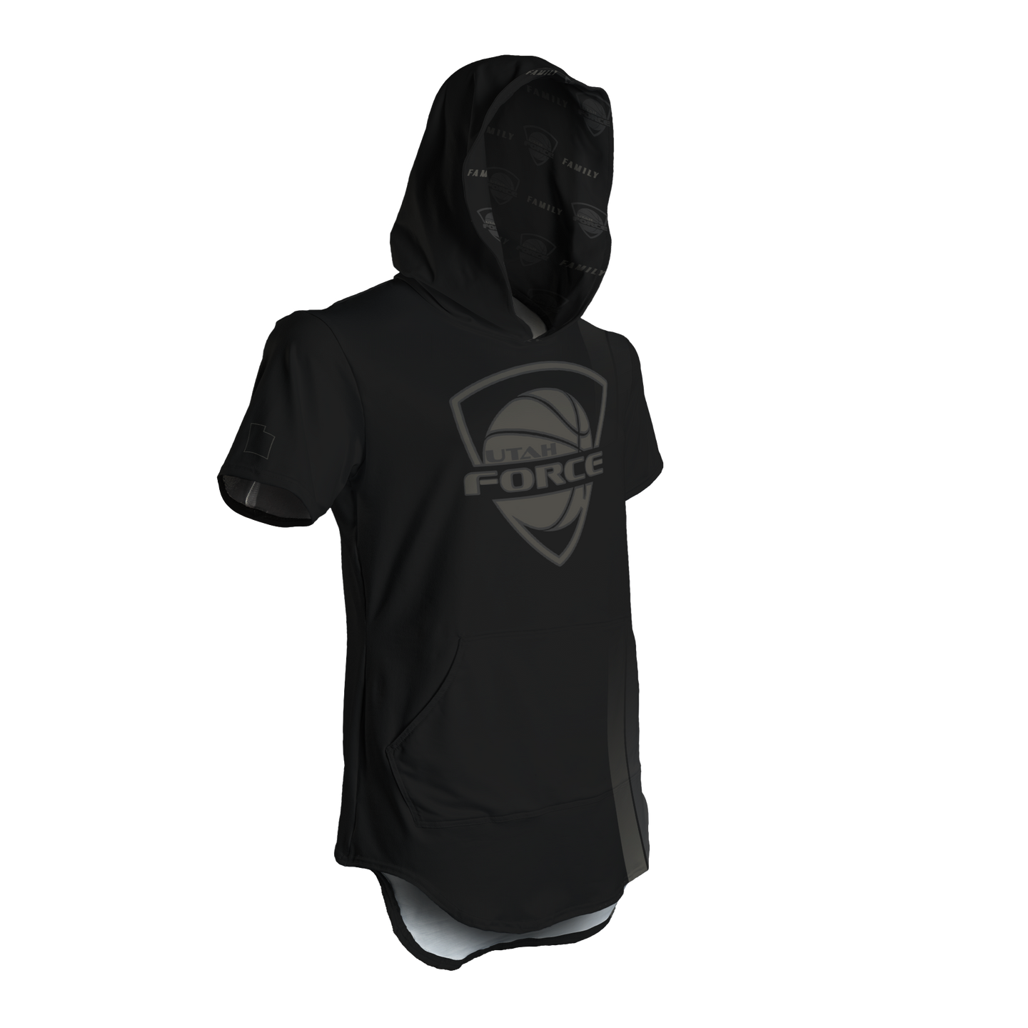 Youth Utah Force Short Sleeve Hooded Shooting Shirt