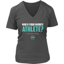 Load image into Gallery viewer, Women IDA Favorite Athlete V-Neck T-Shirt