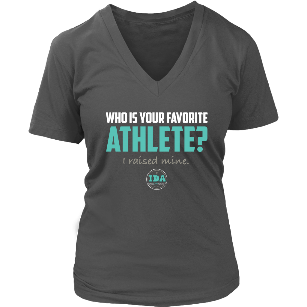 Women IDA Favorite Athlete V-Neck T-Shirt