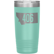 Load image into Gallery viewer, Montana Rebels 406 20oz Tumbler