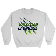 Load image into Gallery viewer, Adult Copper Hills Grizzlies Lacrosse Personalized Sweatshirt