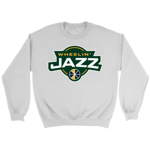 Adult Wheelin' Jazz Wheelin' Sweatshirt