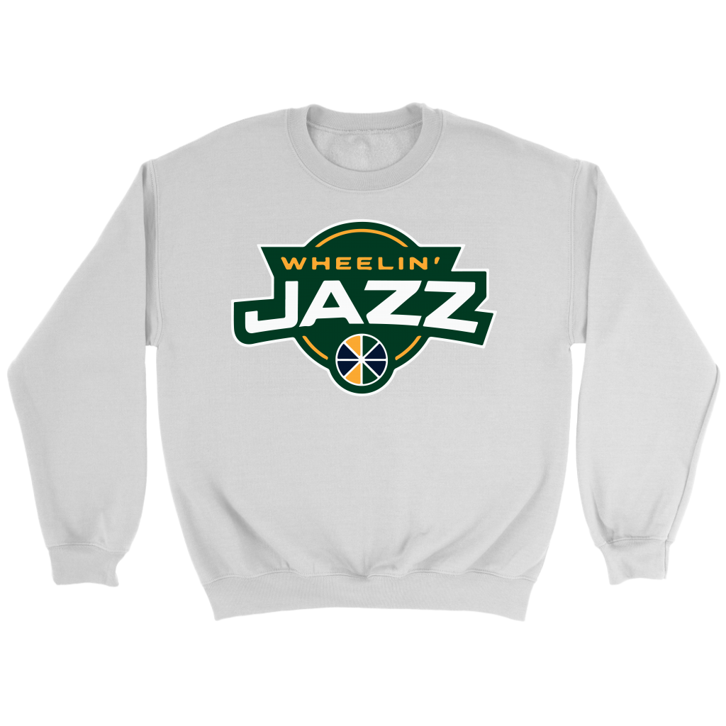 Adult Wheelin' Jazz Wheelin' Sweatshirt