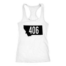 Load image into Gallery viewer, Women&#39;s Montana Rebels 406 Racerback Tank