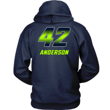 Load image into Gallery viewer, Adult Copper Hills Grizzlies Lacrosse Personalized Hoodie - ANDERSON 42