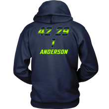Load image into Gallery viewer, Adult Copper Hills Personalized Navy Hoodie - ANDERSON 42-1-29