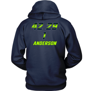 Adult Copper Hills Personalized Navy Hoodie - ANDERSON 42-1-29