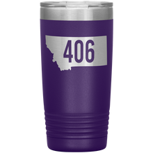 Load image into Gallery viewer, Montana Rebels 406 20oz Tumbler