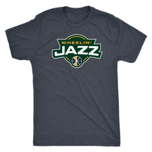 Load image into Gallery viewer, Men&#39;s Wheelin&#39; Jazz Triblend Wheelin&#39; T-Shirt