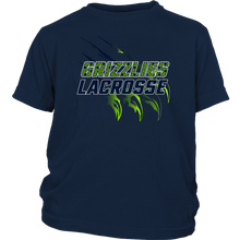 Load image into Gallery viewer, Youth Copper Hills Grizzlies Lacrosse Personalized T-Shirt