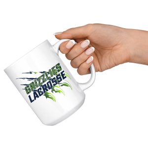 Grizzlies Lacrosse Claw 15oz. Mug