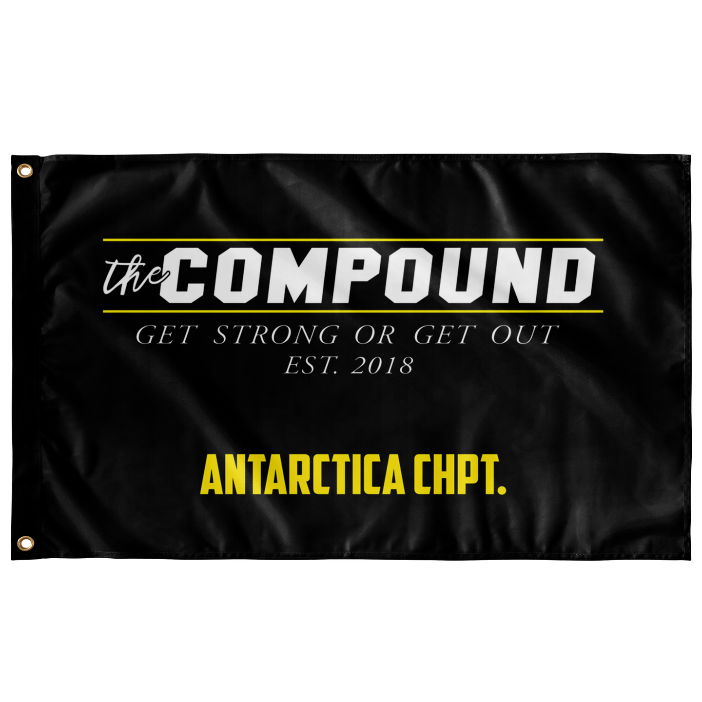 The Compound - Antarctica Chapter Wall Flag