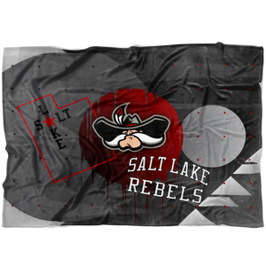 Salt Lake Rebels Abstract Sherpa Blanket
