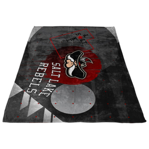 Salt Lake Rebels Abstract Sherpa Blanket