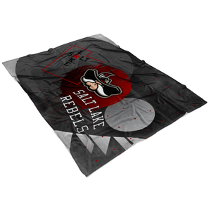 Salt Lake Rebels Abstract Sherpa Blanket