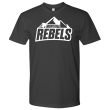 Load image into Gallery viewer, Men&#39;s Montana Rebels (Front and Back Print) Black T-Shirt