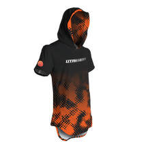 Load image into Gallery viewer, Men&#39;s Utah Heat Short Sleeve Hooded Shirt with Hip Hop Hem and Kango Pouch Pocket