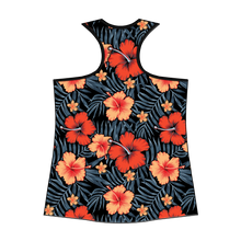 Load image into Gallery viewer, The Compound Floral Orange Custom Women&#39;s Tank