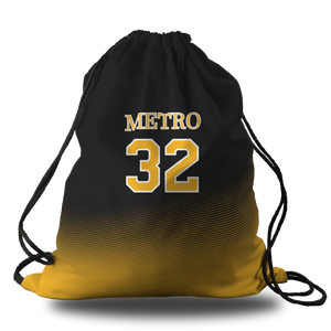 Salt Lake Metro Oversized Premium Cinch Bag with Zip Pocket and Personalization