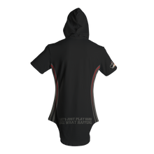 Load image into Gallery viewer, Men&#39;s Salt Lake Rebels Short Sleeve Hooded Shirt with Hip Hop Hem and Kango Pouch Pocket