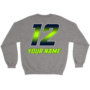 Adult Copper Hills Grizzlies Lacrosse Personalized Sweatshirt