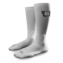 Load image into Gallery viewer, Montana Rebels Black 406 Premium Athletic Socks