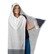 Load image into Gallery viewer, Copper Hills Hockey Away Premium Hooded Sherpa Blanket