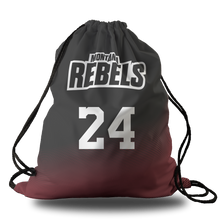 Load image into Gallery viewer, Montana Rebels Oversized Premium Cinch Bag with Zip Pocket and Personalization