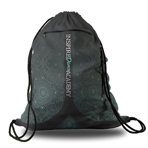 IDA Oversized Premium Cinch Bag with Zip Pocket and Personalization