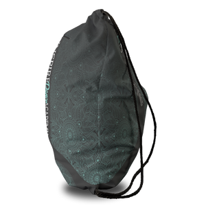 IDA Oversized Premium Cinch Bag with Zip Pocket and Personalization
