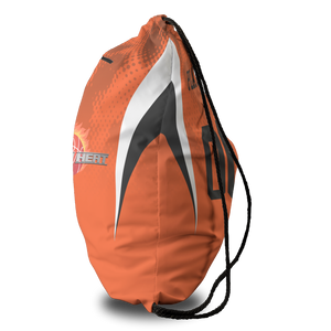 Utah Heat Oversized Premium Cinch Bag with Zip Pocket and Personalization