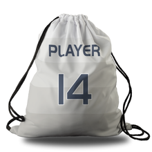 Load image into Gallery viewer, Wheelin&#39; Jazz Oversized Premium Cinch Bag with Zip Pocket and Personalization
