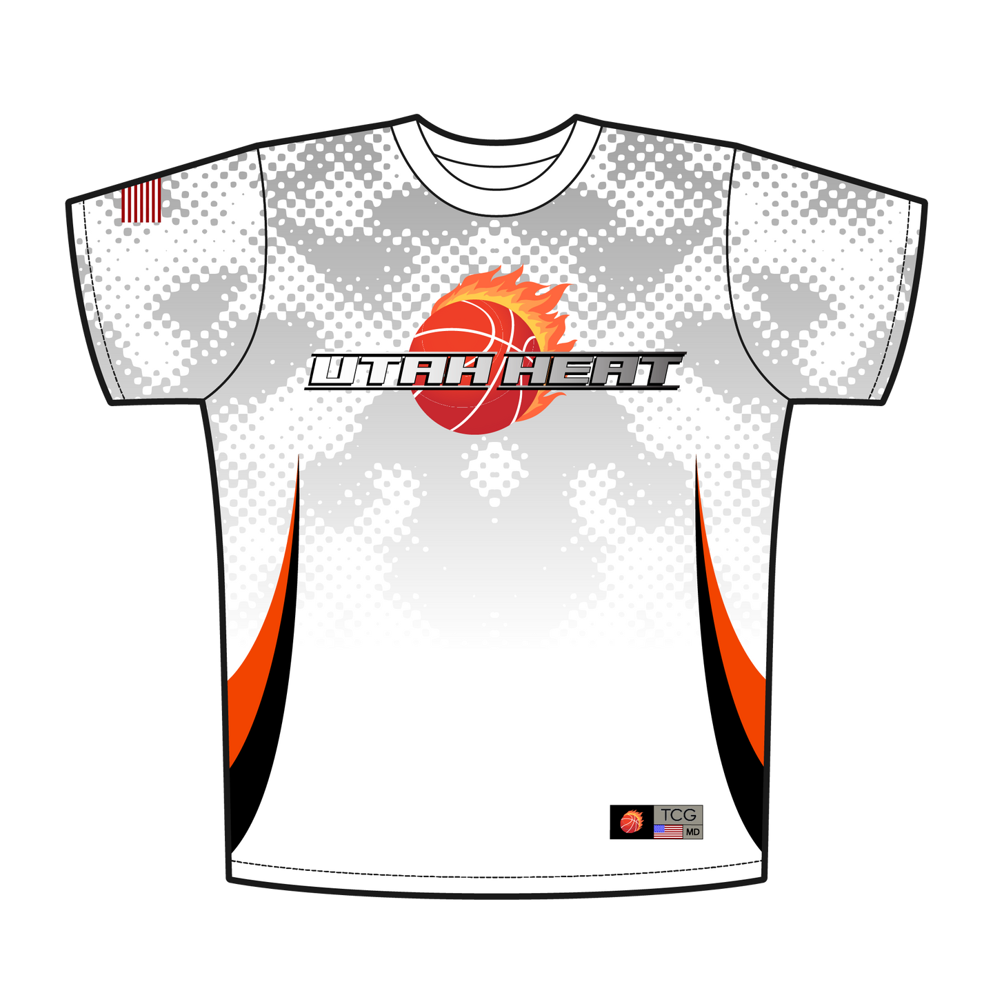 Men's Utah Heat Performance Dry Fit T-Shirt with Personalized Name