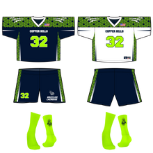 Load image into Gallery viewer, Youth Official Copper Hills Grizzlies Lacrosse Reversible Game Uniform Bundle