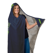 Load image into Gallery viewer, Copper Hills Grizzlies Lacrosse Premium Hooded Sherpa Blanket with Personalized Mittens