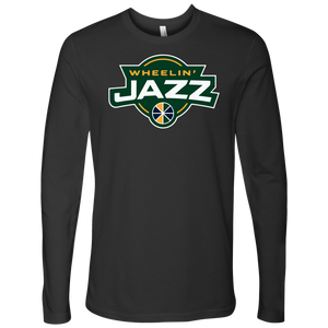 Adult Wheelin' Jazz Wheelin' Long Sleeve Shirt